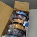 MIKA3D 6 Spools Bicolor Dual Color 1.75mm 3D Printer Filament Bundle, 3D Printing Silk PLA, Silk Black-Red/ Purple-Green/ Blue-Green/ Red-Gold/ Gold-Copper/ Black-Orange, 3D Printing PLA 250g X 6 Spools