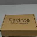 Ravinte 25 Pack 1-3/16 Inch Matte Black Kitchen Square Cabinet Knobs Solid Drawer Pulls Black Single Hole Kitchen Cabinet Hardware Knobs for Cabinets and Drawers