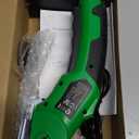 Cardboard Cutter, Rechargeable Cordless Electric Scissors, 4V Upgrade Motor Electric Box Cutter with 2 Blades, Safety Lock & LED Light, Powerful Cutting for Cardboard Box, Plastic, Leather (Green)