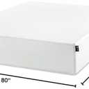 Zinus 12 Inch King Green Tea Memory Foam Mattress [New Version], Fiberglass Free, Medium Firm Feel, Zoned Pressure Relief, Certified Safe Foams & Fabric, Mattress in A Box (White)