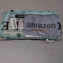 YOOLIFE Initial Clear Makeup Pouch, Clear Makeup Bag Cosmetic Travel Beach Toiletry Bag Travel Essentials Gifts for Women Teen Girlfriend Teacher Mom Valentines Gift for Women Teen Blue A