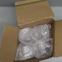 12 Pieces Acrylic Sugar Containers with Lids and Spoons for Countertop, Clear Sugar Holder Dispenser Salt Bowl for Serving Condiment Candy Coffee Tea Spices (7.1 oz)