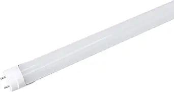 LightingWill LED T8 Light Tube 2FT, Warm White 3000K-3500K, Dual-End Powered Ballast Bypass, 1000Lumens 10W 4W Fluorescent Equivalent, Frosted Cover, AC85-265V Lighting Tube Fixtures, 1 Pack