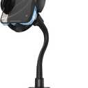 Cup Phone Holder for Car with Adjustable Long Gooseneck, Car Mount Cup Cell Phone Holders for Your Car Truck Golf Cart Accessories Cradles for iPhone Samsung All 4.0-7.0 inches Smartphones