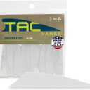 TAC Vanes Driver Hybrid Vanes, Vanes for Archery Bowhunting and Recreational Shooting (2.25", White)