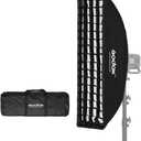 Godox Strip Box 9x35in / 22x90cm Strip SoftBox, Bowens Mount Softbox Compatible Studio Strobe MS300 SK400II AD600 AD400 and VL150II SL-60W SL60II SL150III SL300III SZ200Bi LED Light (FW22x90 (1PCS)