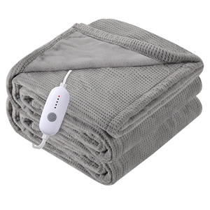 Electric Heated Blanket Full Size 50"x60", Ultra-Soft Heating Blanket with 5 Heat Levels & 10-Hour Auto Off, Fast Heating for Winter Comfort, Grey