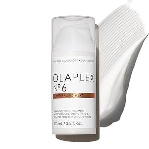 Olaplex Nº. 6 Bond Smoother: LeaveIn Styling Treatment | Smooths, Conditions, & Strengthens | Frizz Control for Up to 72 Hours | For Coily, Curly, Straight, and Wavy, 100 mL / 3.3 Fl Oz