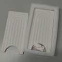 Kitchen Sink Faucet Mat - 15.7in Diatomite Sink Protectors for Kitchen Sink, Stone Sink Splash Guard for Kitchen Counter Sink Accessories (Light Grey, 15.7'' x 3.9'')