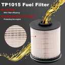 TP1015 Nikimotorsport Fuel Filter for 6.6L Duramax Diesel Fuel Filter Compatible with 2017-2024 Chevy Silverado & GMC Sierra 2500/3500HD2014-2019 Chevy Cruze Replace# 23304096 22937279 23456595