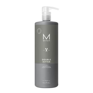MITCH by Paul Mitchell Double Hitter 2-in-1 Shampoo & Conditioner for Men, For All Hair Types
