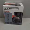 BLACK+DECKER 12-Cup Coffee Maker with Easy On/Off Switch, Easy Pour, Non-Drip Carafe with Removable Filter Basket, Vortex Technology, Black