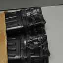 Nuenen 100 Pcs Tall Tree Pot Plastic Deep Plant Nursery Pots Black Seedling Treepots Flower Plant Container with Drainage Holes for Indoor Outdoor Gardening (11.8" H X 3.9" W)