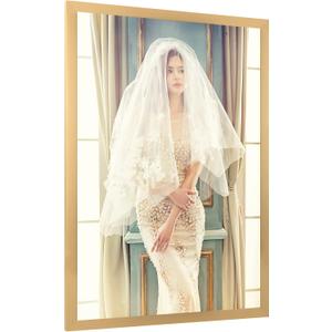 Gold 24x36 Poster Frame, Ornate 36 x 24in Picture Frame, Extra Large 24 by 36inch Gallery Family Concert Portrait Photo Movie Poster Frame Anniversary/Birthday/Wedding/Thank you/Christmas Gift, 24x36in