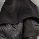 iCKER Mens Trench Coat Winter Wool Blend Jacket Overcoat Long Top Coat Warm Pea Coat (Large, 1908-black)