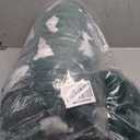 Bedsure Fluffy Christmas Comforter Set Queen - Red Bedding with Running Reindeer, Warm Flannel Fleece Bed Sets for Winter, 3 Pieces, 1 Soft Plush Shaggy Comforter with 2 Pillowcases