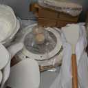 CAROTE 19 Pcs Pots and Pans Non Stick, Cookware Sets Detachable Handle, Induction Kitchen Pots and Pans,NonStick Cooking Set, Oven/Dishwasher/Fridge Safe, Space Saving (Cream White)