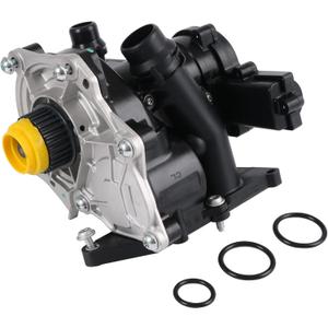 JDMSPEED Water Pump Thermostat Housing Assembly 06L121011B Replacement For Audi A3 A4 A5 S3 TT, Replacement For Volkswagen VW Golf Beetle Passat SportWagen 1.8T 2.0T Replaces 06L121111J 06L121111H