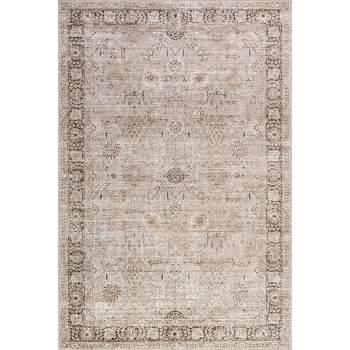 Nuloom Spindle Medallion Wool and Cotton Area Rug, 8x12