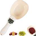 Digital Measuring Spoon Scale, Electronic Kitchen Measuring Spoon Scale for Cooking Baking, Grams and Ounces, Smart Adjustable Measure Cup with LCD Screen for Home Cooks Bakers Pet Owners