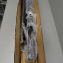 Metty Metal Handrails for Outdoor Steps Suitable for 1 to 3 Steps- Wrought Iron Stair Railing- Step Steady with 3 Feet Handrailing- Safe Indoor Home Banisters (Black)