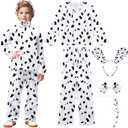Dalmatian Costume for Kids 100 Days of School Dalmatian Costume Outfit Clothes for Boys and Girls (Small)