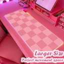 JMIYAV Pink RGB Gaming Mouse Pad 31.5x12 Inch PC XL Large Extended Glowing Led Light Up Desk Pad Non-Slip Rubber Base Computer Cute Mousepad Mat Desk Accessories Gaming Setup 38-61-2