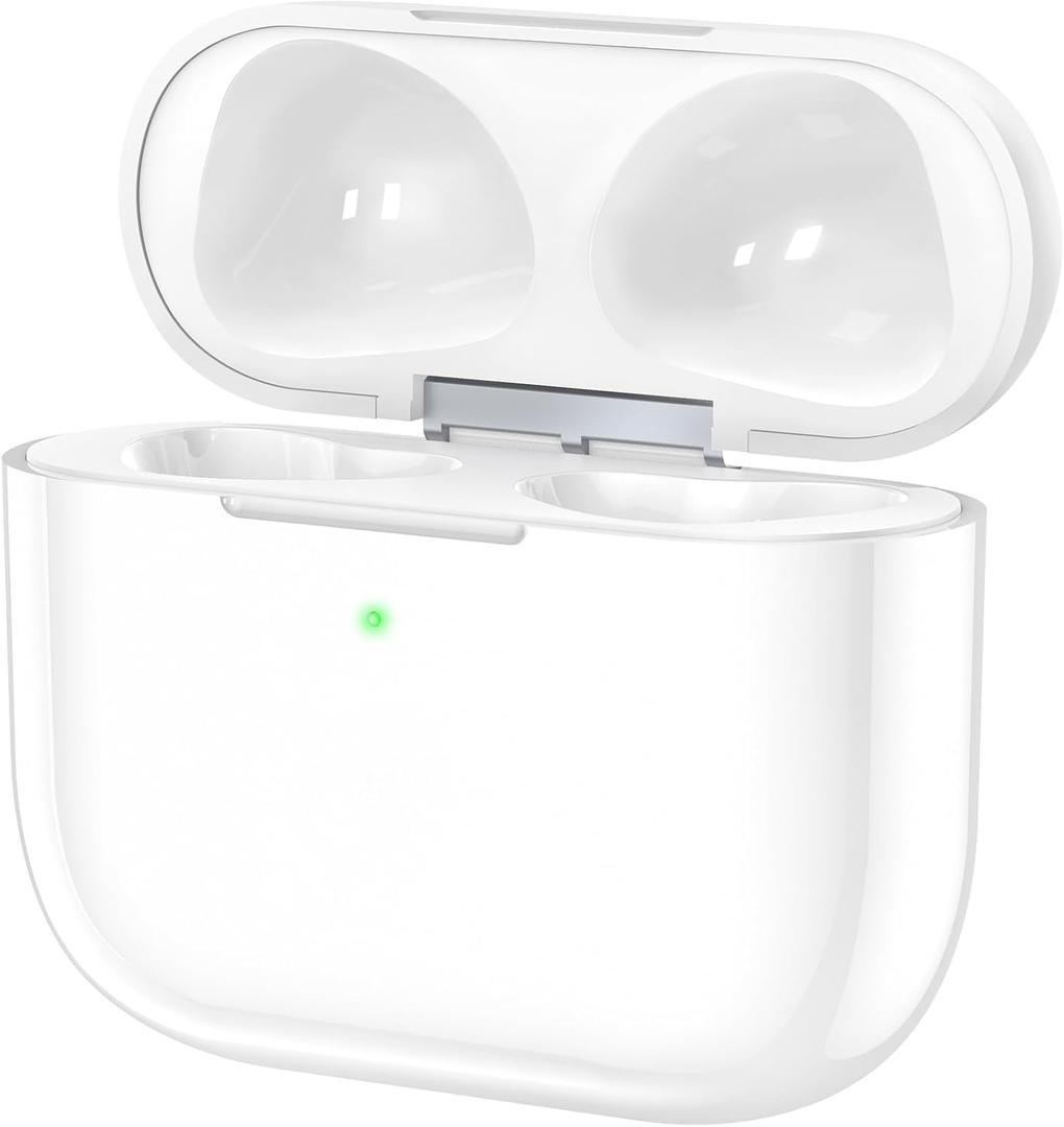 Wireless Charging Case for Airpod 3rd, Replacement with Sync Button and Built-in 600 mAH Battery, No Earbuds Include (Case 3rd)