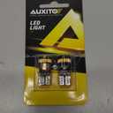 AUXITO 194 LED Bulb Amber Yellow 168 2825 W5W T10 Wedge 24-SMD 3014 Chipsets Replacement Bulbs for Car Dome Map License Plate Courtesy Step Lights (Pack of 2)