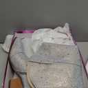 Rollda Rhinestone Cowboy Boots Sparkly Over the Knee Cowgirl Boots Pointed Toe Knee High Boots with Chunky Heel Thigh High Boots 9.5