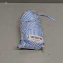 Herseas Womens Striped One Piece Swimsuits Tie Shoulder High Cut Tummy Control Bathing Suit 2026 Summer Beach Swimwear (Large, Sky Blue Stripe)