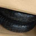 (2-PACK) LTNICER 16" Flat-Free Solid Tire and Wheel, 4.80/4.00-8" Wheelbarrow Tires for Garden Wagon Cart Trolley Dolly- 3" Centered Hub, 5/8" Axle Bore Hole, 2 pcs