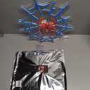 Shecina Halloween Spider Web Sign,LED Halloween Spider Web Neon Sign USB Powered,Acrylic Light Up Halloween Room Decor Neon Light Signs,Neon Signs for Wall Decor for Bedroom,Dining Room,Living Room,Bar,Party,Halloween Spider Decorations