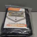 Garage Door Screen for 1 Car Garage-10x7FT Magnetic Garage Door Screen with 4 Roll Up Starps for Patio, Outdoor Black