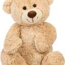 BenBen Teddy Bear Stuffed Animal, 18 inch Brown Stuffed Teddy Bear Plush Toy, Soft Plushies Gifts for Baby Shower, Easter Decorations