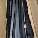 Amazon Basics Metal Bed Frame, 9-Leg Support Base for Box Spring and Mattress, Queen Size, Tool-Free Easy Assembly, 79.5" L x 59.5" W x 7" H, Black