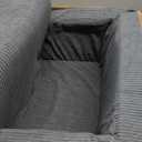 Toddle & Kids Chair,2-in-1 Soft Toddler Couches That Fold Out,Toddler Chairs Comfy 1-3 Years Old,Convertible Sofa to Lounge,Grey