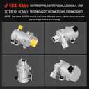Electric Engine Water Pump W/Thermostat, Compatible with BMW 320i, 320i xDrive, 328i, 328i xDrive, 328i GT xDrive, 528i, 528i xDrive, 428i, 428i Gran Coupe, 428i xDrive Gran Coupe, X1, X3, X5, Z4