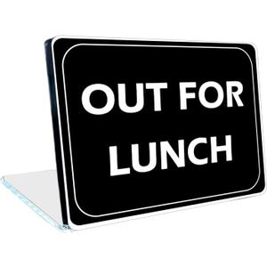 OUT FOR LUNCH Sign, Out to Lunch Sign for Desk, At Lunch, On Lunch, Lunch Break Small Sign for Office Desk Office Use, Will Be Right Back, Office Desk Accessories for Women & Men-8 X 6 inches