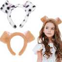Melbelia 2PK Ear Headbands Ears Costume Headband Hair Band Cute Ear Hair Accessories for Themed Events and Party