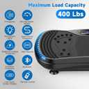 Vibration Plate Exercise Machine for Lymphatic Drainage, Vibration Machine for Full-Body Weight Loss Shaping, Vibrate Fitness Platform 400 Lbs & 200 Adjustable Speeds for Women Men Home