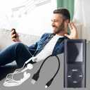 MP3 Player,Portable Multifunctional MP3 Digital Music Player,1.8 Inch LCD Music-Player with Earphone,Build-in Photo/Video Play/FM Radio/Voice Recorder/E-Book Reader(Memory Card Not Included)-Black