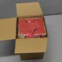 Yeaqee 50 Pcs Mini Metallic Gift Bags with Handles 4x4.75x2.25'' Tiny Thank You Favor Bags with Tag for Easter Mother's Day Wedding Spring Welcome Baby Shower Graduation Birthday (Red,Gold)