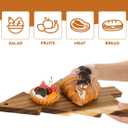 Christmas Tree Cutting Board for Kitchen - Christmas Cutting Board - Tree Shaped Holiday Decor Block Cheese Serving Tray for Cheese Fruit Bread Snack Dessert, 9.5 x 15 Inch