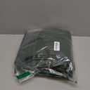 MIULEE Emerald Green Linen Curtains 84 Inch Length for Bedroom Living Room, Soft Thick Linen Textured Window Drapes Semi Sheer Light Filtering Back Tab Rod Pocket Burlap Look Christmas Decor, 2 Panels