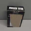 XinXu Gravity Electric Pepper and Salt Grinder Set, Adjustable Coarseness, with LED Light, One Hand Automatic Operation (Set/Black X)