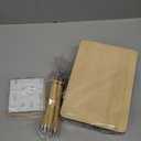 Kosiz 10 Set Employee Team Appreciation Gifts Bulk Team Together Wooden Sticky Note Holder with Notes and Ballpoint Pens Appreciation Thank You Gift for Staff Employee Office Supplies