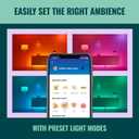 WiZ Connected Smart Light Bulbs, Sunset to Sunrise Automation + Motion Detection + Control with Voice or App, Full Color A19 60W 800LM Indoor, Matter Compatible -3 Pack