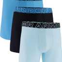 Under Armour Men's Multi-Pack Performance Tech Boxerjock Brief, 6" Inseam, All-Day Comfort & Soft (Medium)