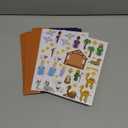 Yexiya 60 Sheets Christmas Nativity Stickers Make a Nativity Scene Kit Christmas Crafts for DIY Religious Party Scene Party Game for Xmas Supplies (Cartoon)